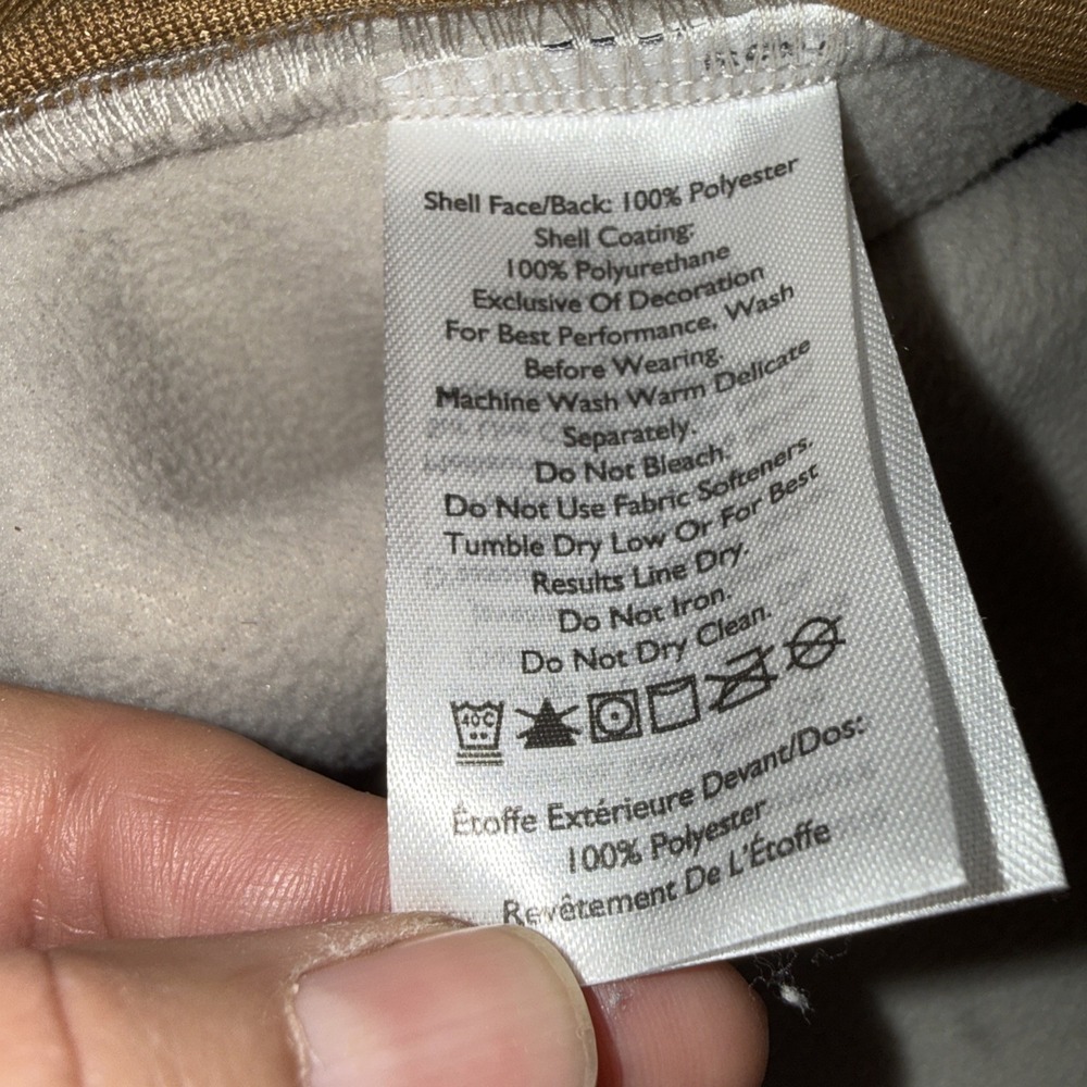 Eddie Bauer Mr Quest 300 Fleece Vest Pumice Size Medium Sherpa Fleece Lined - Picture 7 of 7
